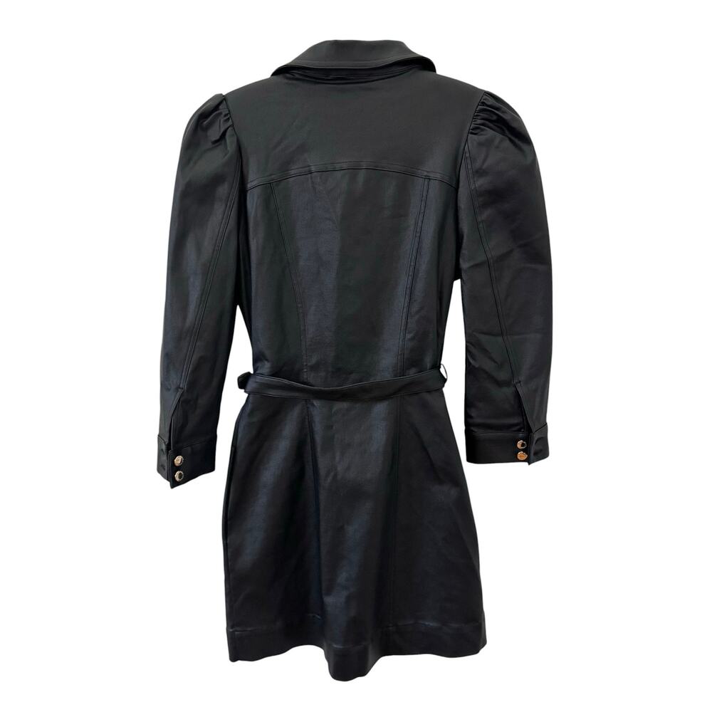 NWT Retrofete Lima Coated Dress in "Coated Black" Size Small - Picture 9 of 13